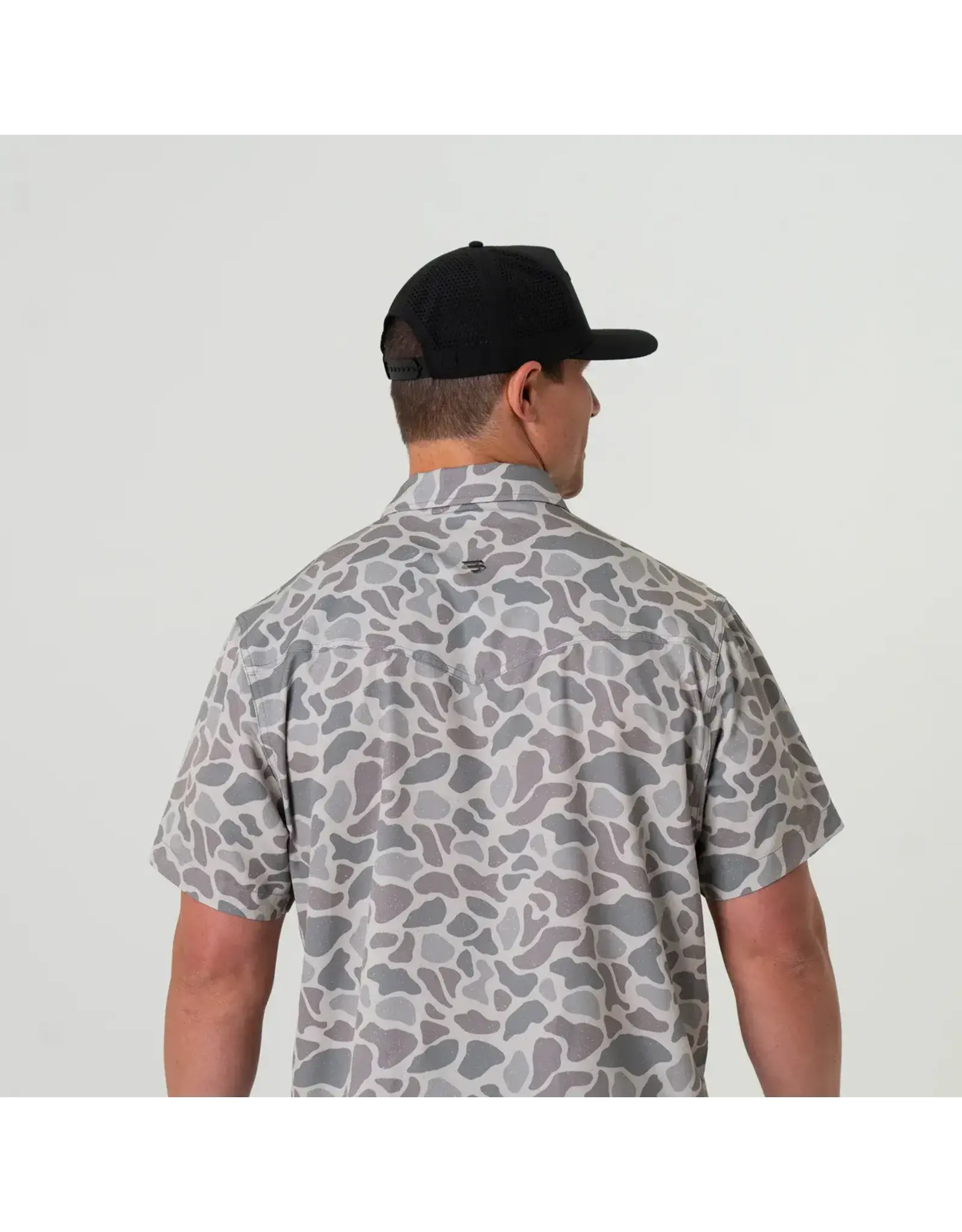 Burlebo Burlebo Performance Short Sleeve Western Shirt - Classic Deer Camo