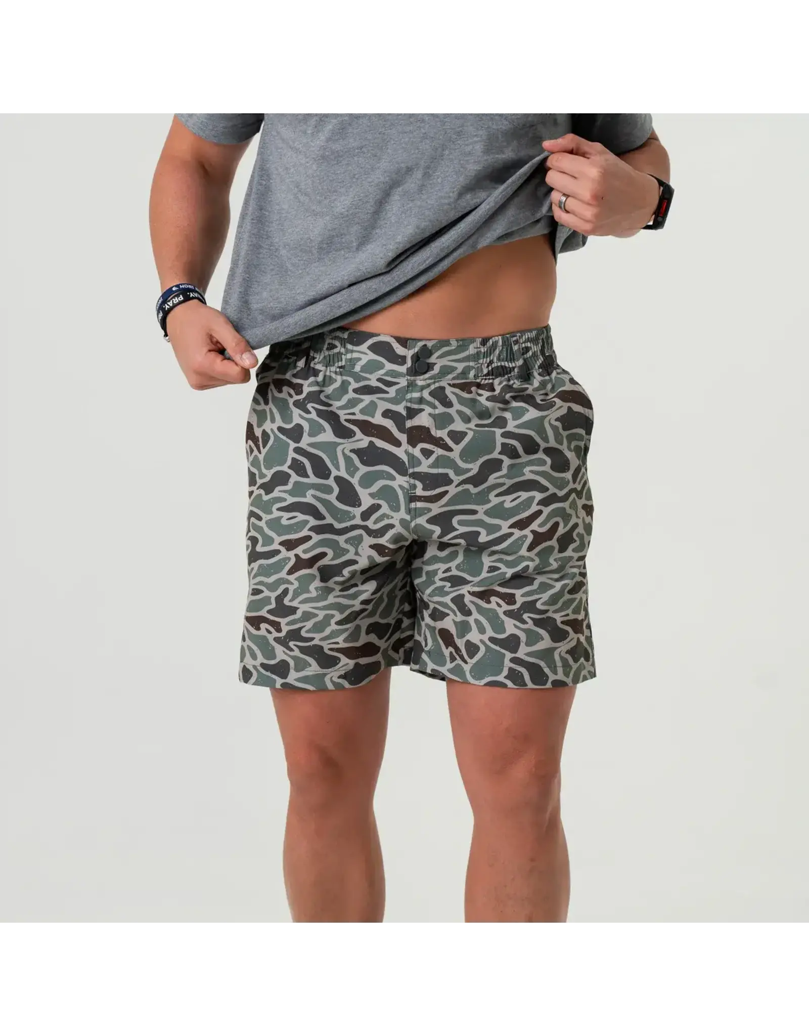Burlebo Burlebo Everyday Short Retro Duck Camo - Grey Pocket 7" (THE ORIGINAL)