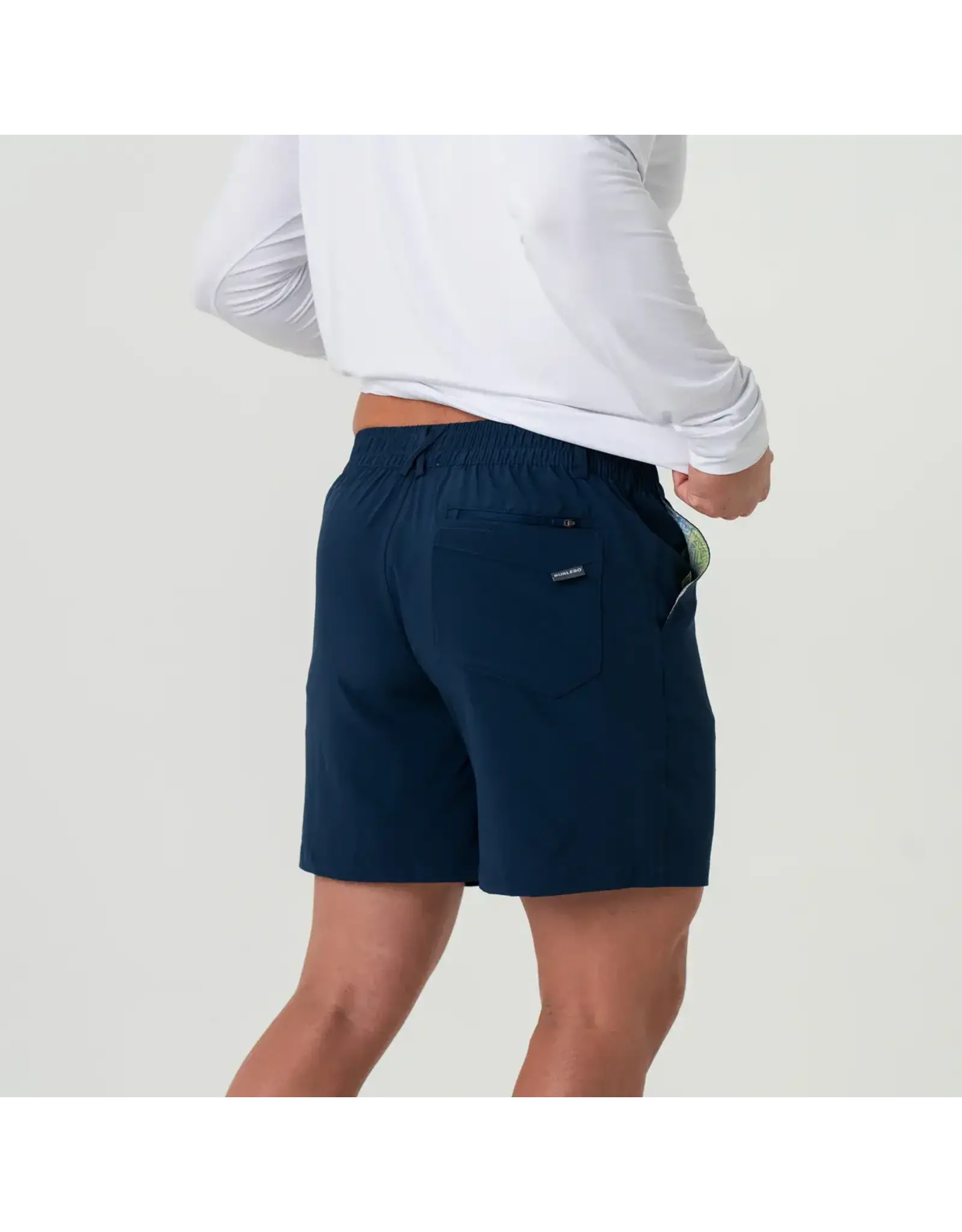 Burlebo Burlebo Everyday Short Deep Water Navy - Mayan Pocket 7" (THE ORIGINAL)