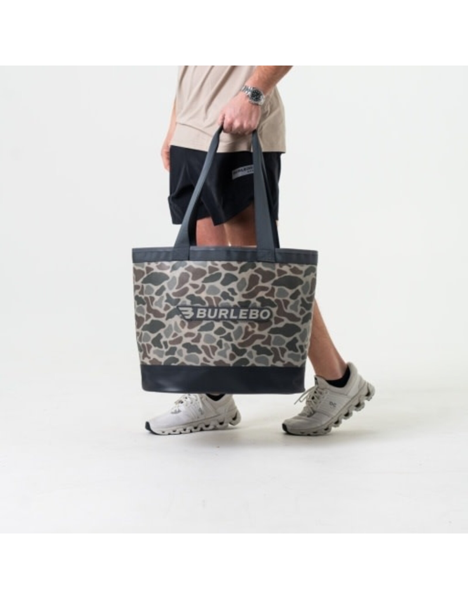 Burlebo Waterproof Utility Tote Classic Deer Camo
