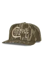 Sendero Cowboy Country Club Hat - Mossy Oak - Bottomlands Camo