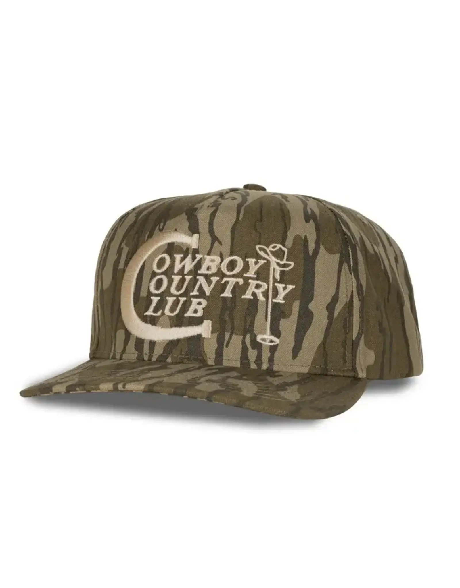 Sendero Cowboy Country Club Hat - Mossy Oak - Bottomlands Camo
