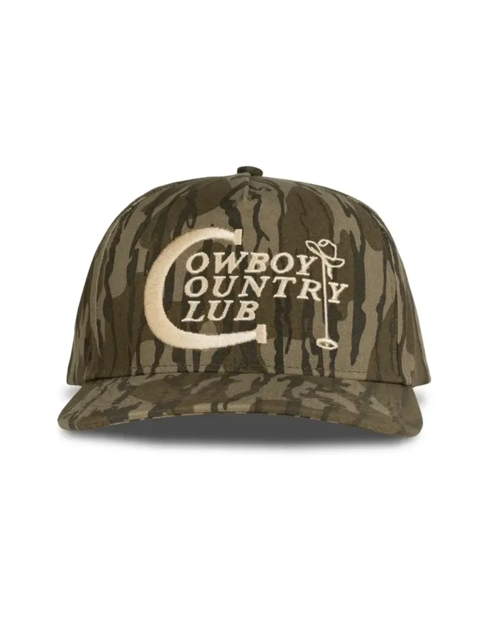 Sendero Cowboy Country Club Hat - Mossy Oak - Bottomlands Camo