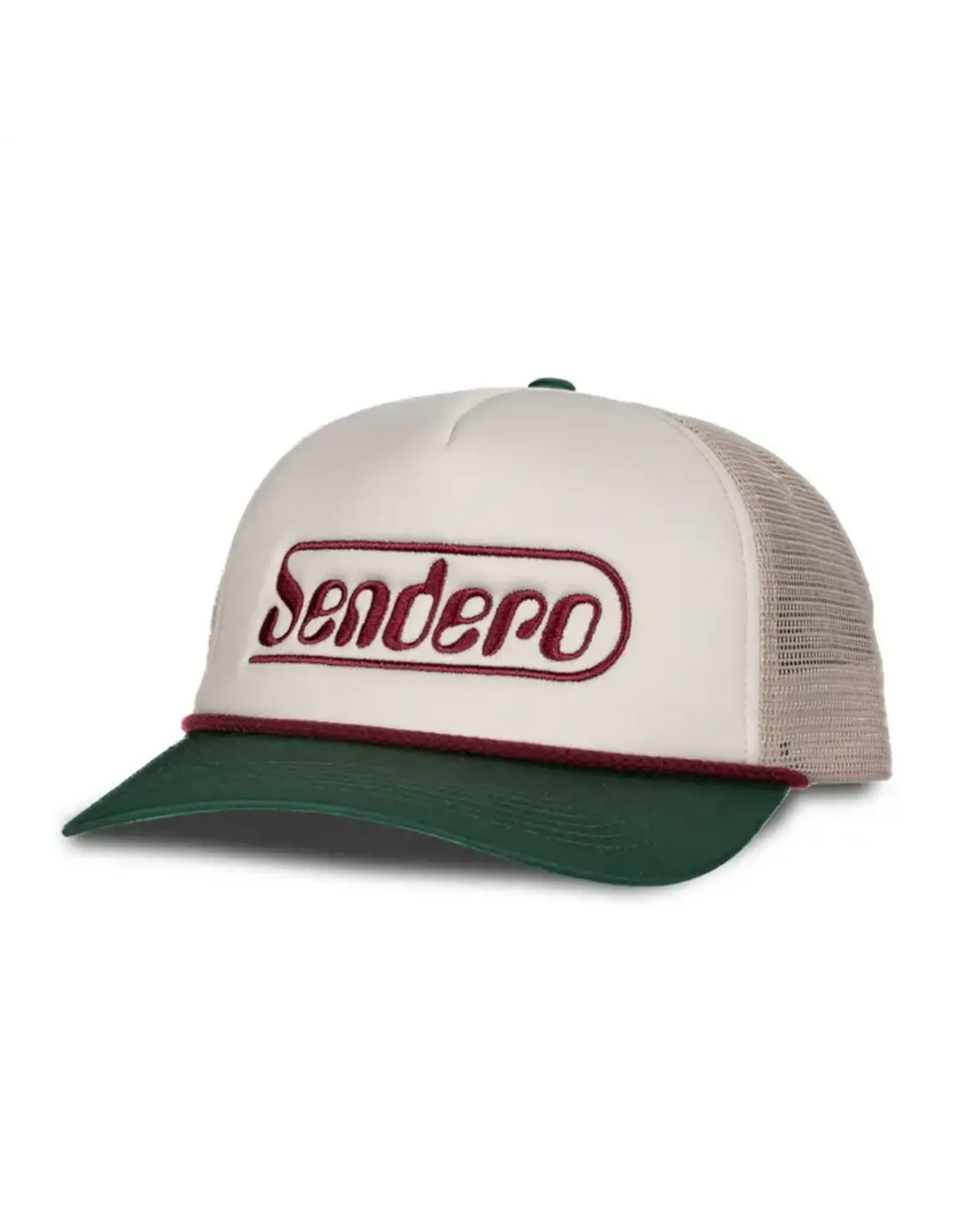 Sendero Retrocade Hat - Cream/Green