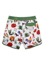 Sendero Point Bar Boardshorts Cowboy Surreal Print