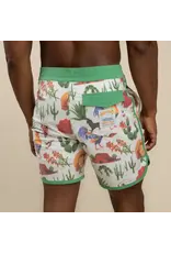 Sendero Point Bar Boardshorts Cowboy Surreal Print