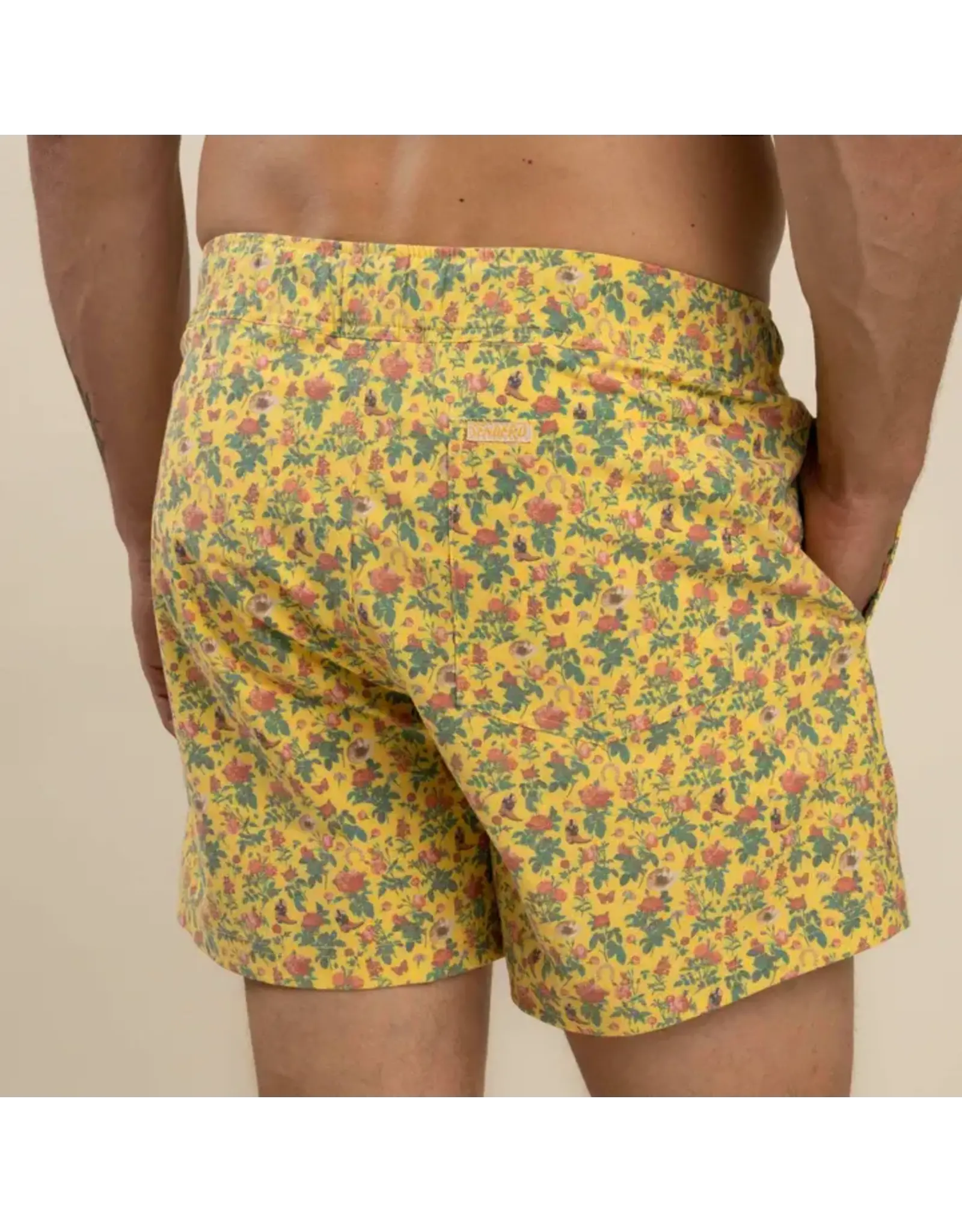Sendero Barton Elastic Boardshorts Desert Rose Yellow