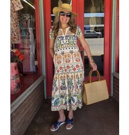 Johnny Was Johnny Was The Janie Favorite Tiered Henley Knit Dress