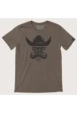 Cowboy Cool Mustache Man T-Shirt