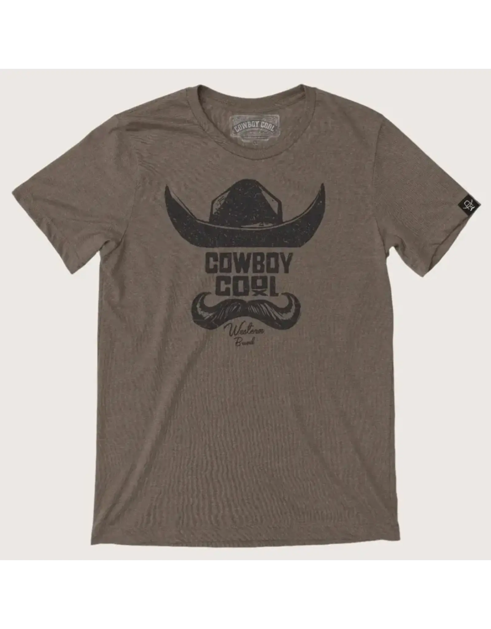 Cowboy Cool Mustache Man T-Shirt