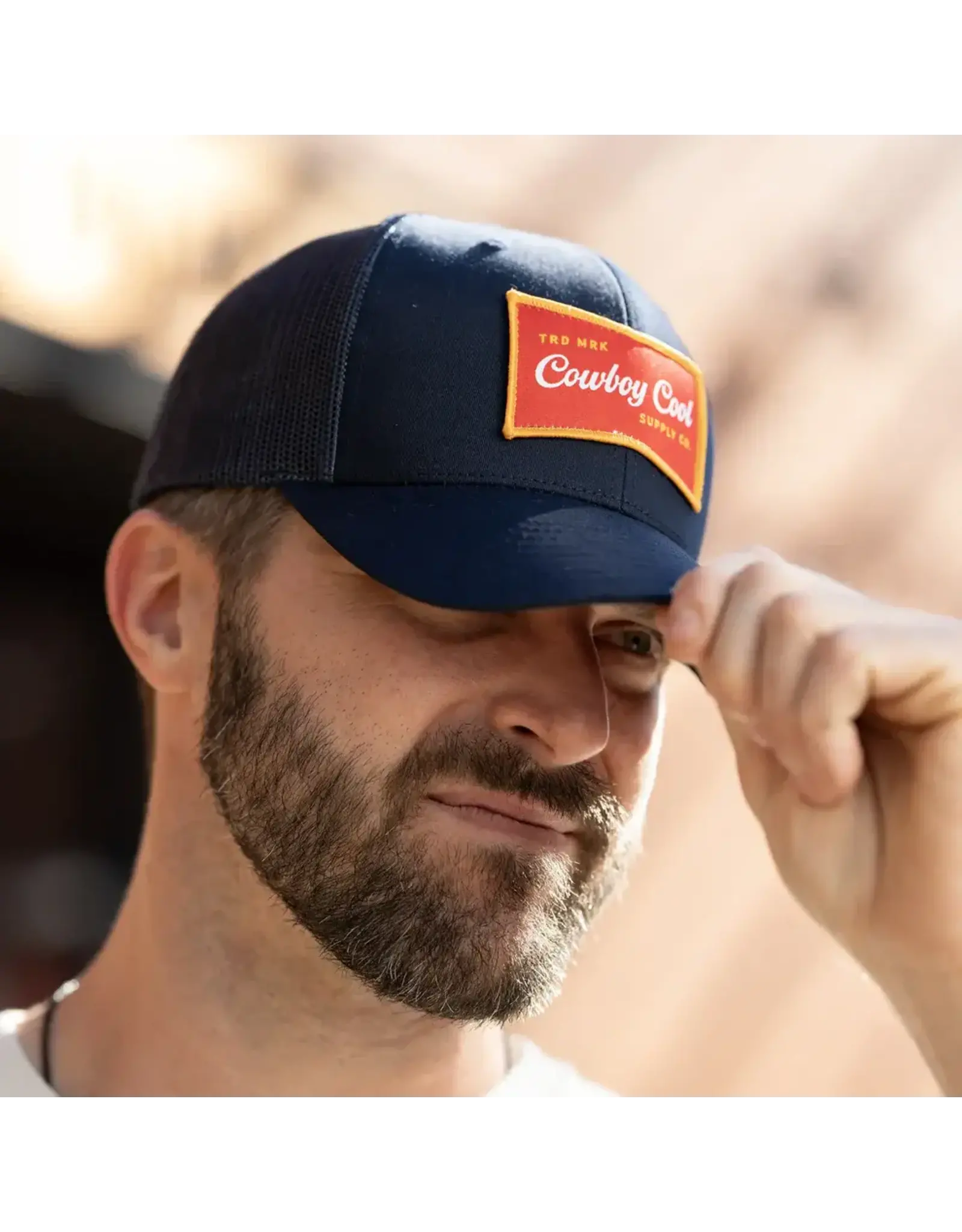Cowboy Cool Banquet Hat Navy