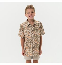 Burlebo Burlebo Youth Performance Western Shirt Venado Camo
