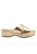 Volatile Edith Criss-Cross Sandal Gold