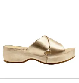 Volatile Edith Criss-Cross Sandal Gold