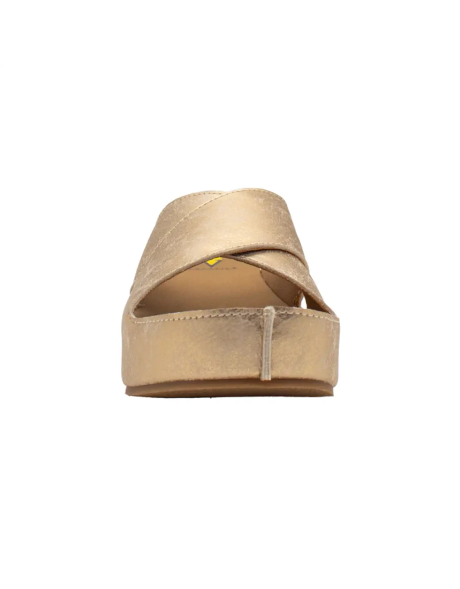 Volatile Edith Criss-Cross Sandal Gold