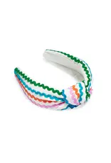 Ric Rac Knotted Headband Multi Ric Rac Knotted Headband Multi