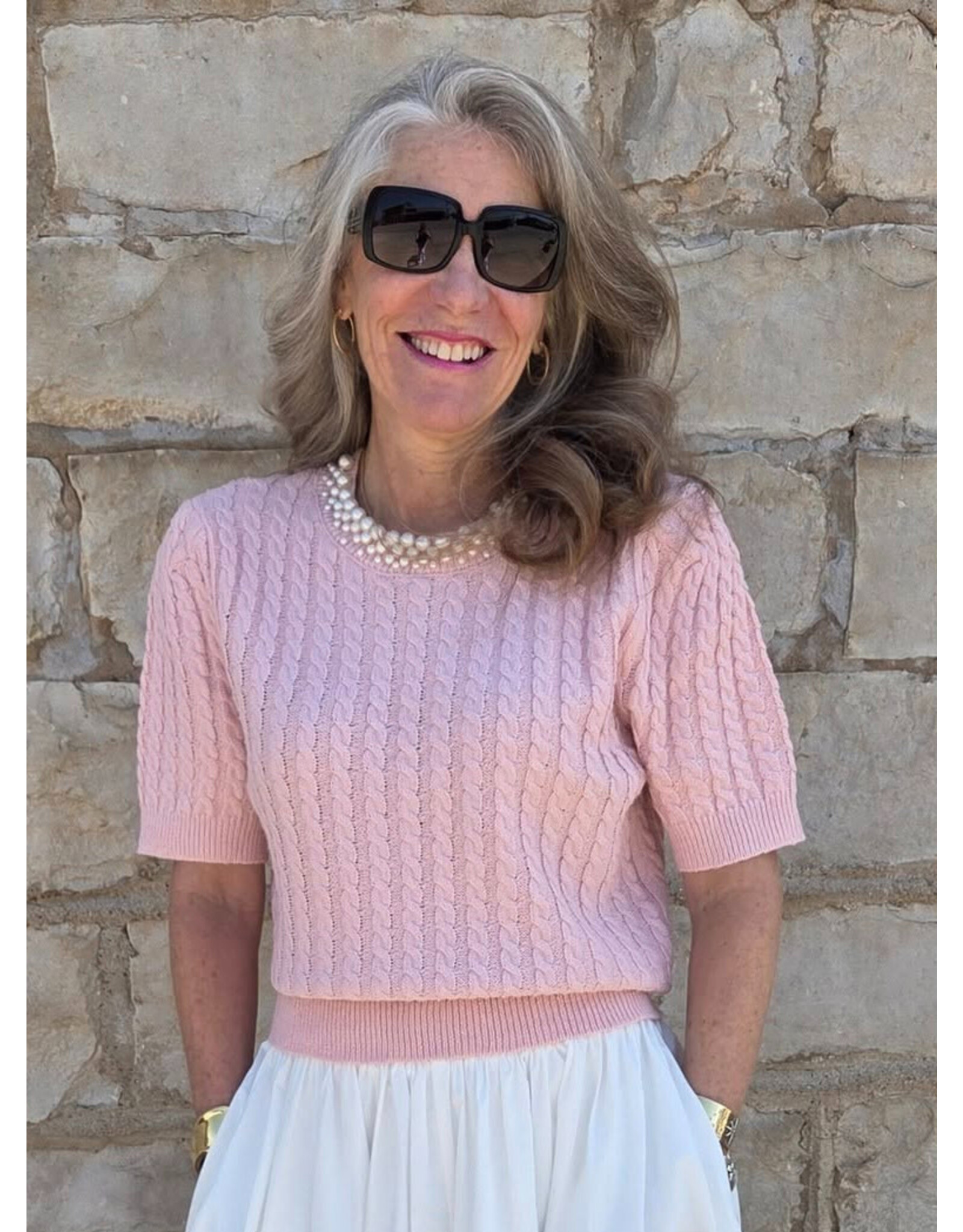 Eden Sweater with Pearl Accents
