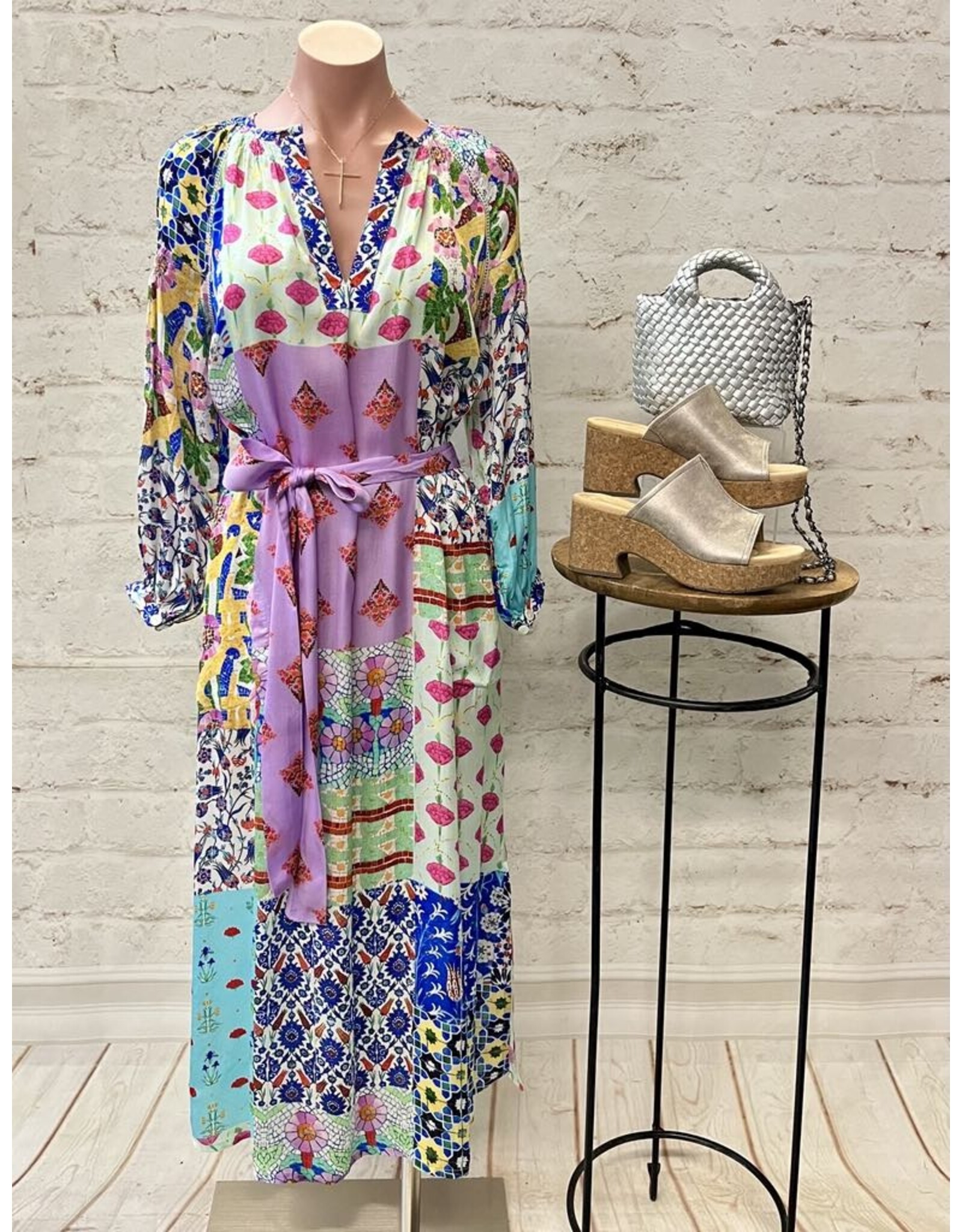 Boucher Patch Maxi Dress
