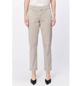 Dear John Denim Dear John Hampton Trouser Cut Ankle Pants - Stone