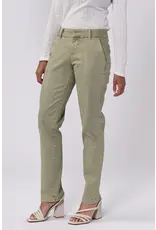 Dear John Denim Dear John Hampton Trouser Cut Ankle Pants - Stone