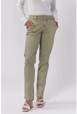 Dear John Denim Dear John Hampton Trouser Cut Ankle Pants - Stone