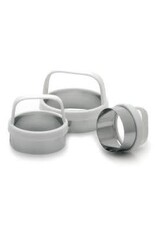 Straight Edge Cookie/Biscuit Cutter: Set of 3