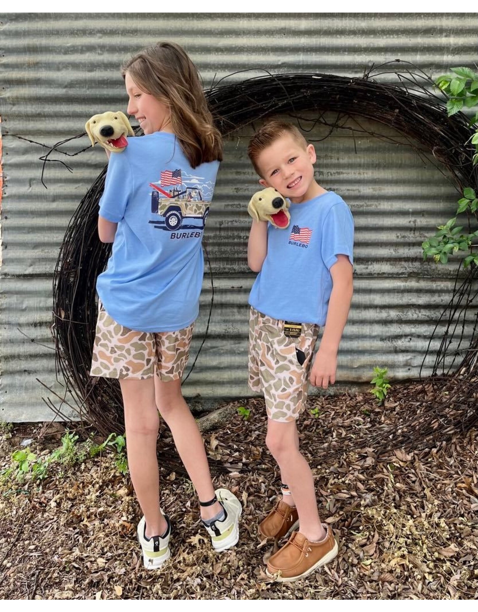 Burlebo Burlebo Youth Tee Camo Beach Cruiser