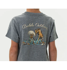 Burlebo Burlebo Youth Tee Camo Cowboy Up