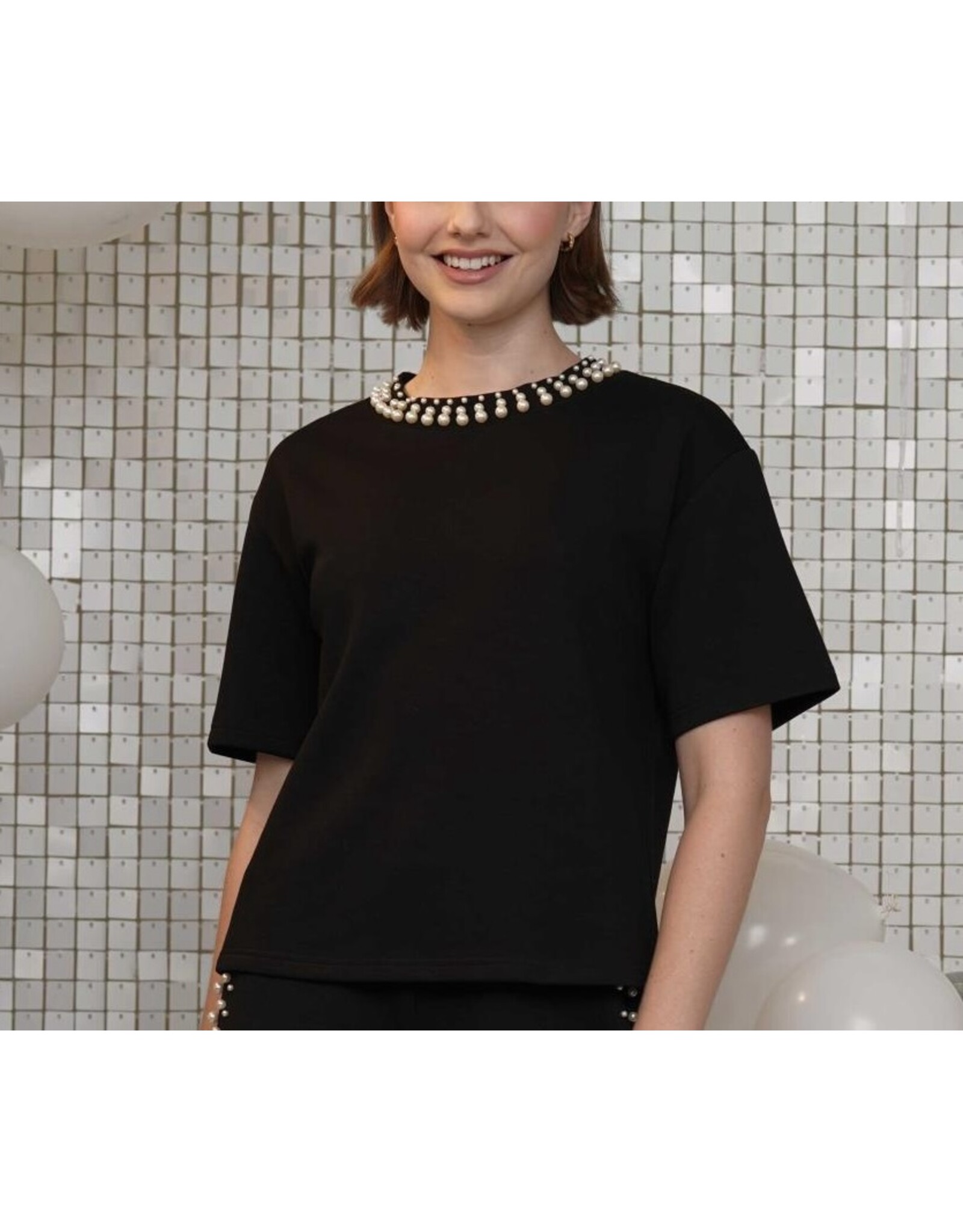 Nova Top with Pearl Accents