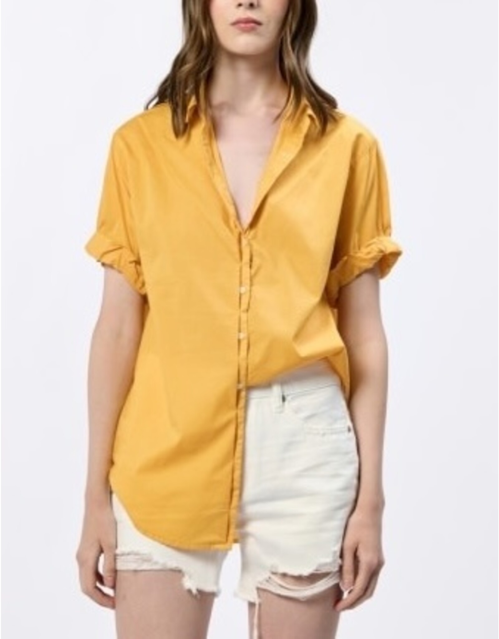 Dear John Denim Dear John Benning Poplin Shirt - Golden Yellow