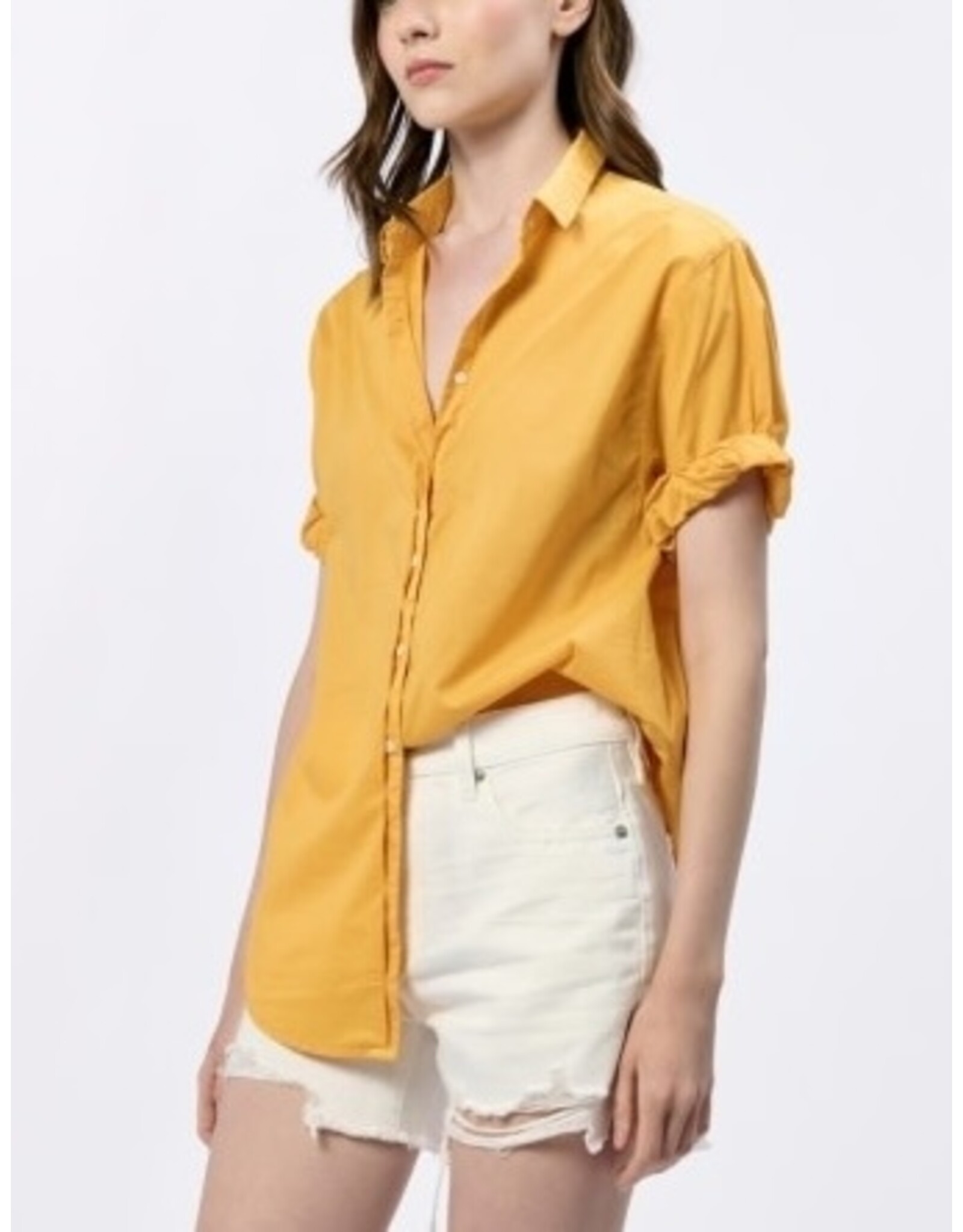 Dear John Denim Dear John Benning Poplin Shirt - Golden Yellow