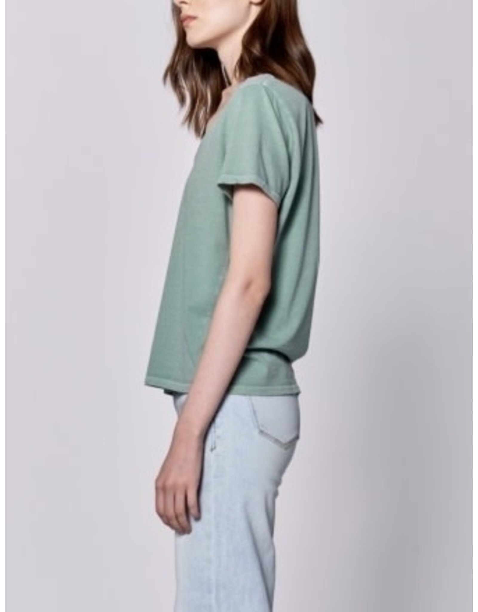 Dear John Denim Dear John Madelyn Tee - Iceberg Green