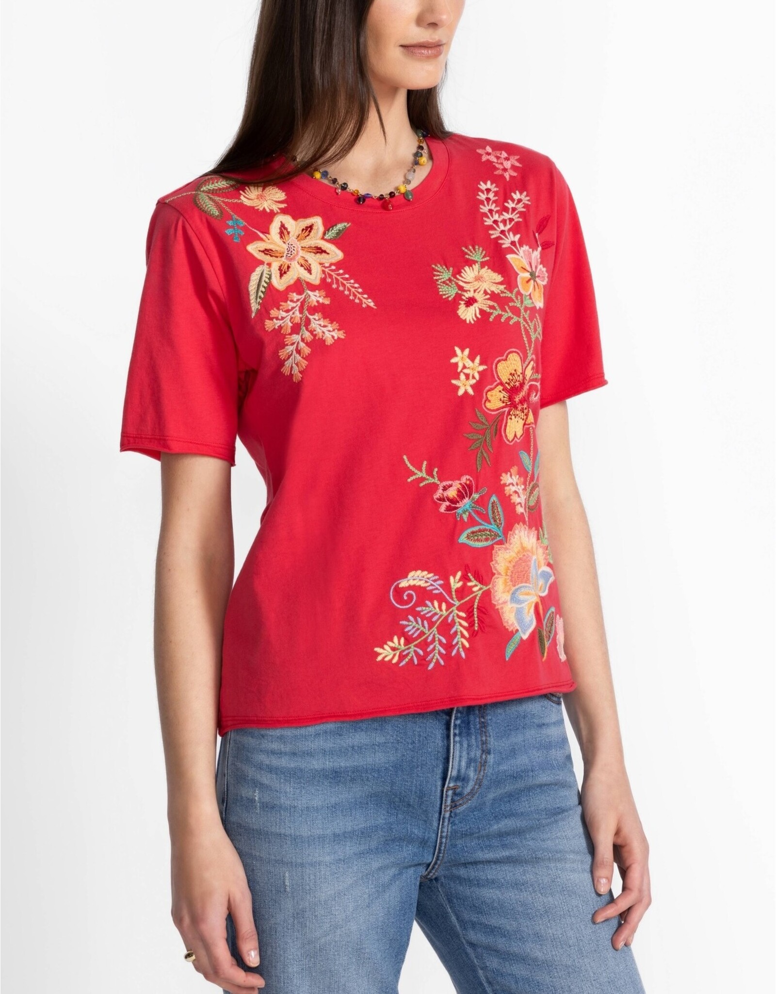 Johnny Was Johnny Was Raw Seam T-shirt - Ishani
