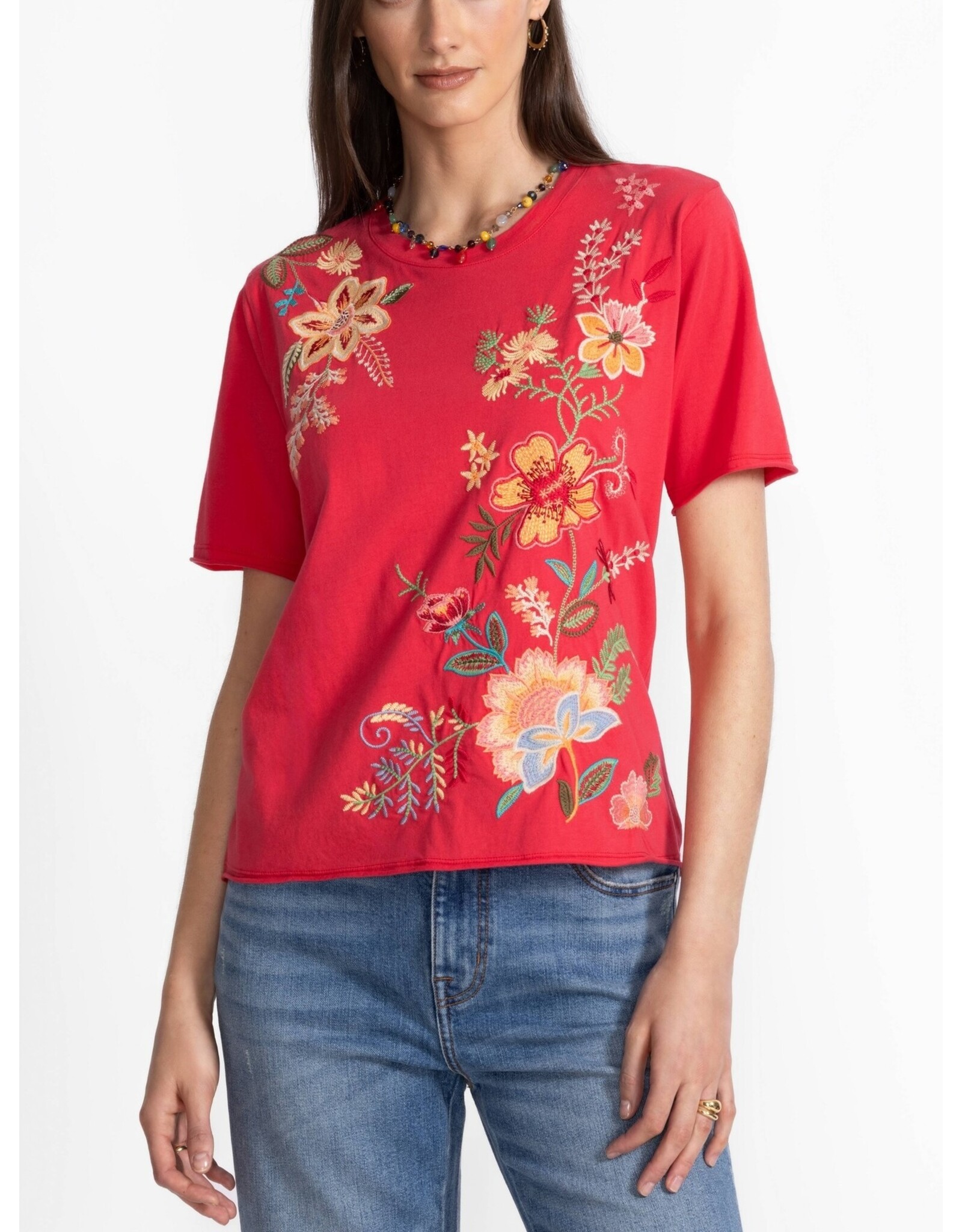 Johnny Was Johnny Was Raw Seam T-shirt - Ishani