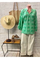Kandy Apple Eyelet Top
