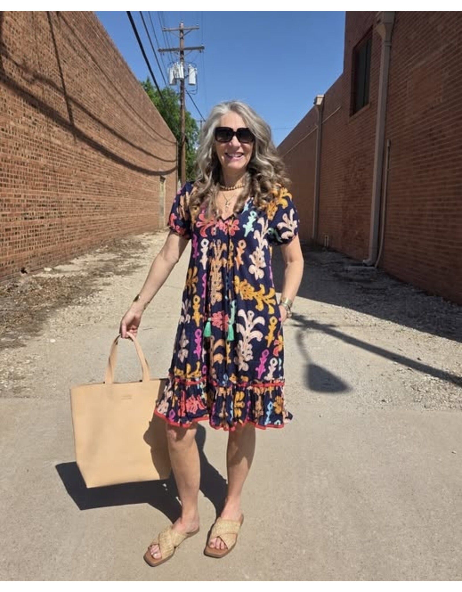 Olivia Shirred Dress