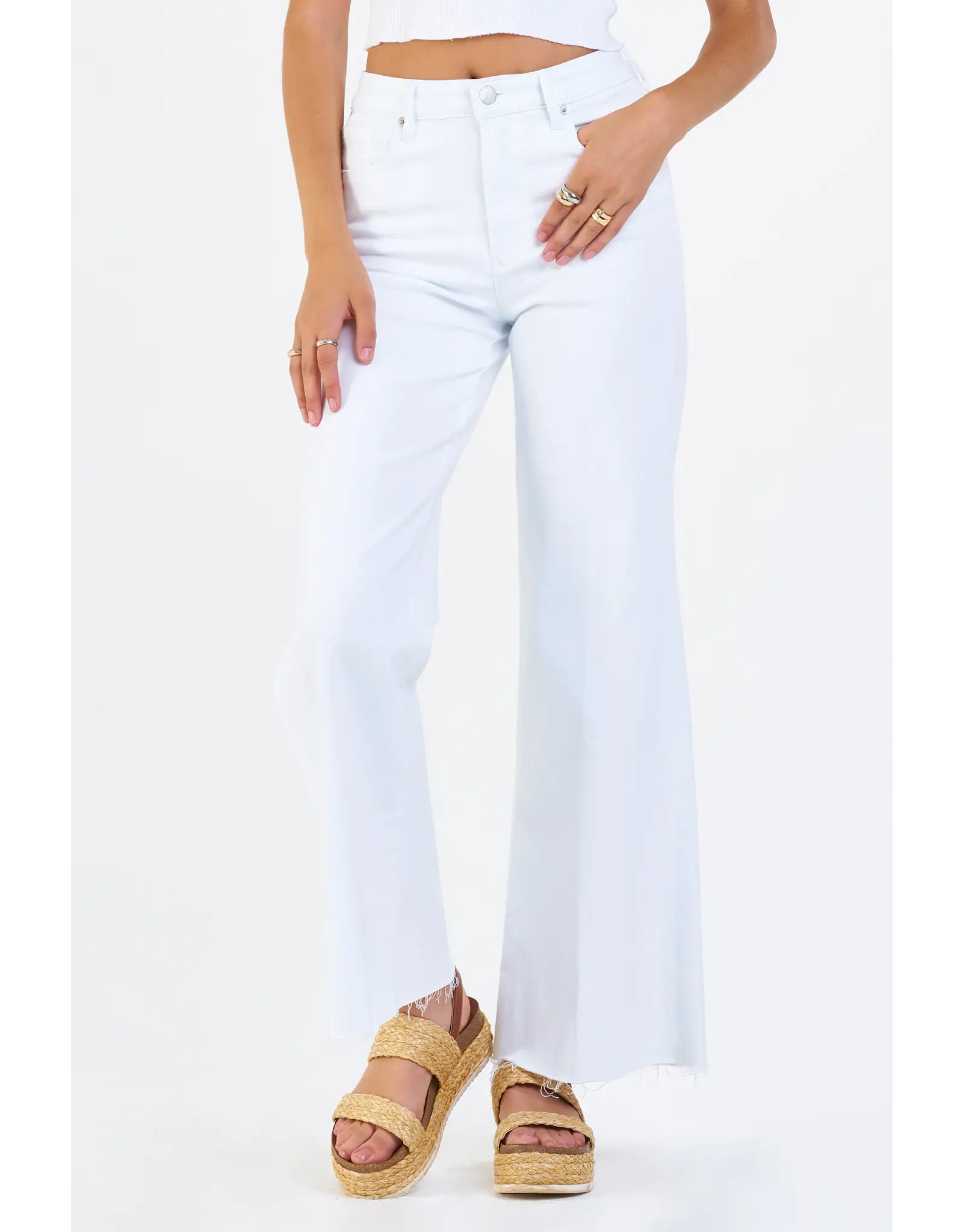 Dear John Denim Dear John Fiona Wide Leg Jean - White