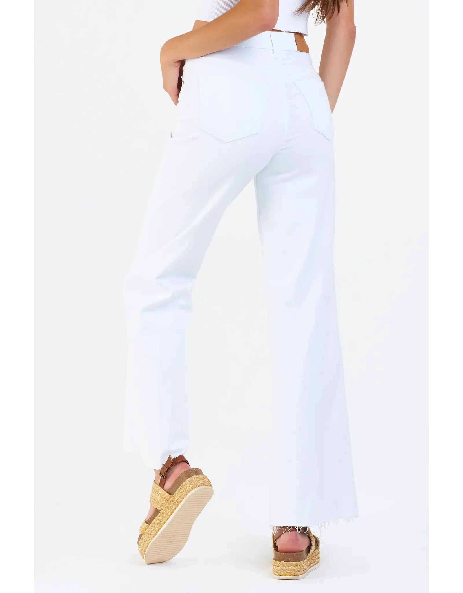 Dear John Denim Dear John Fiona Wide Leg Jean - White