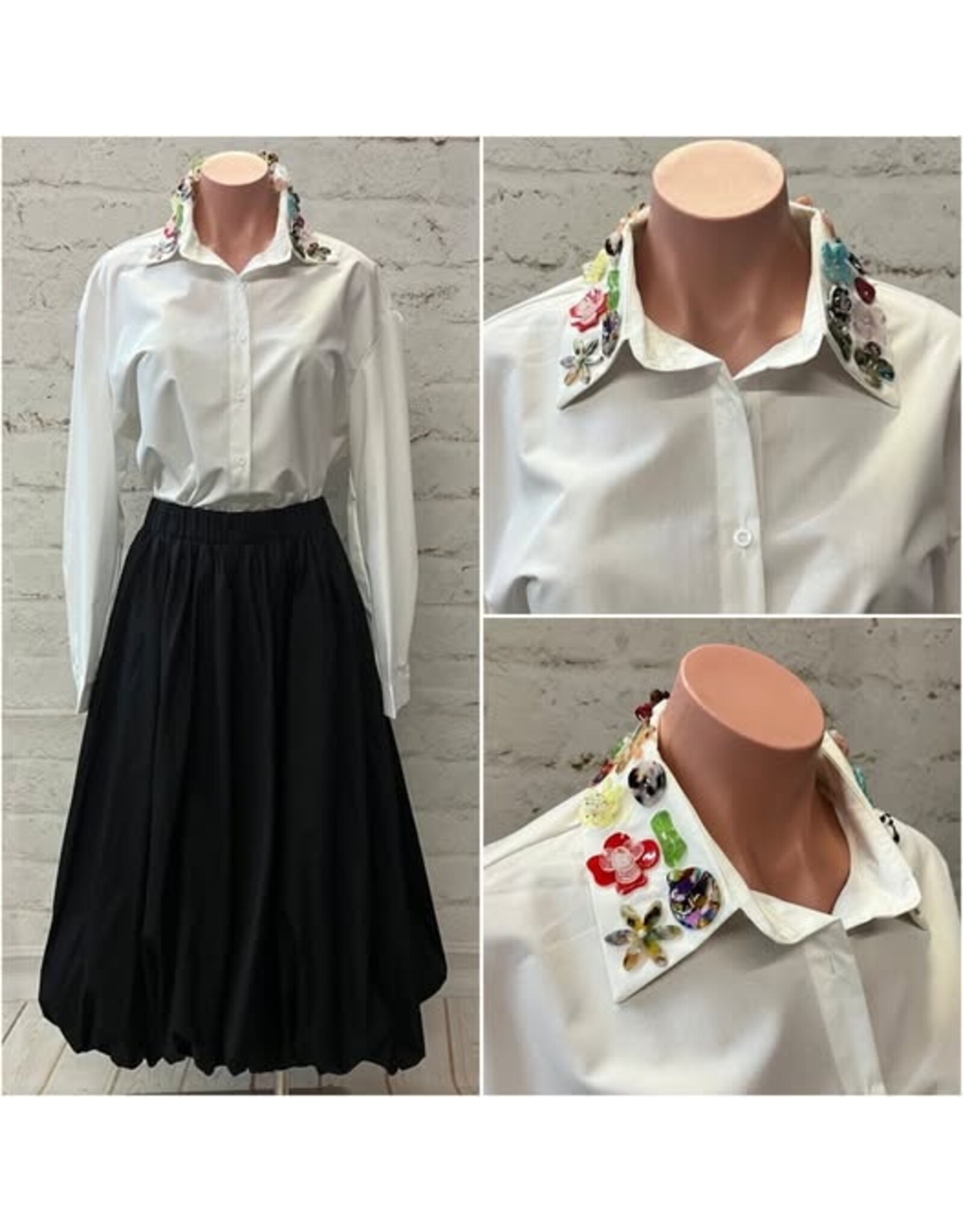 Elizabeth Jeweled Blouse