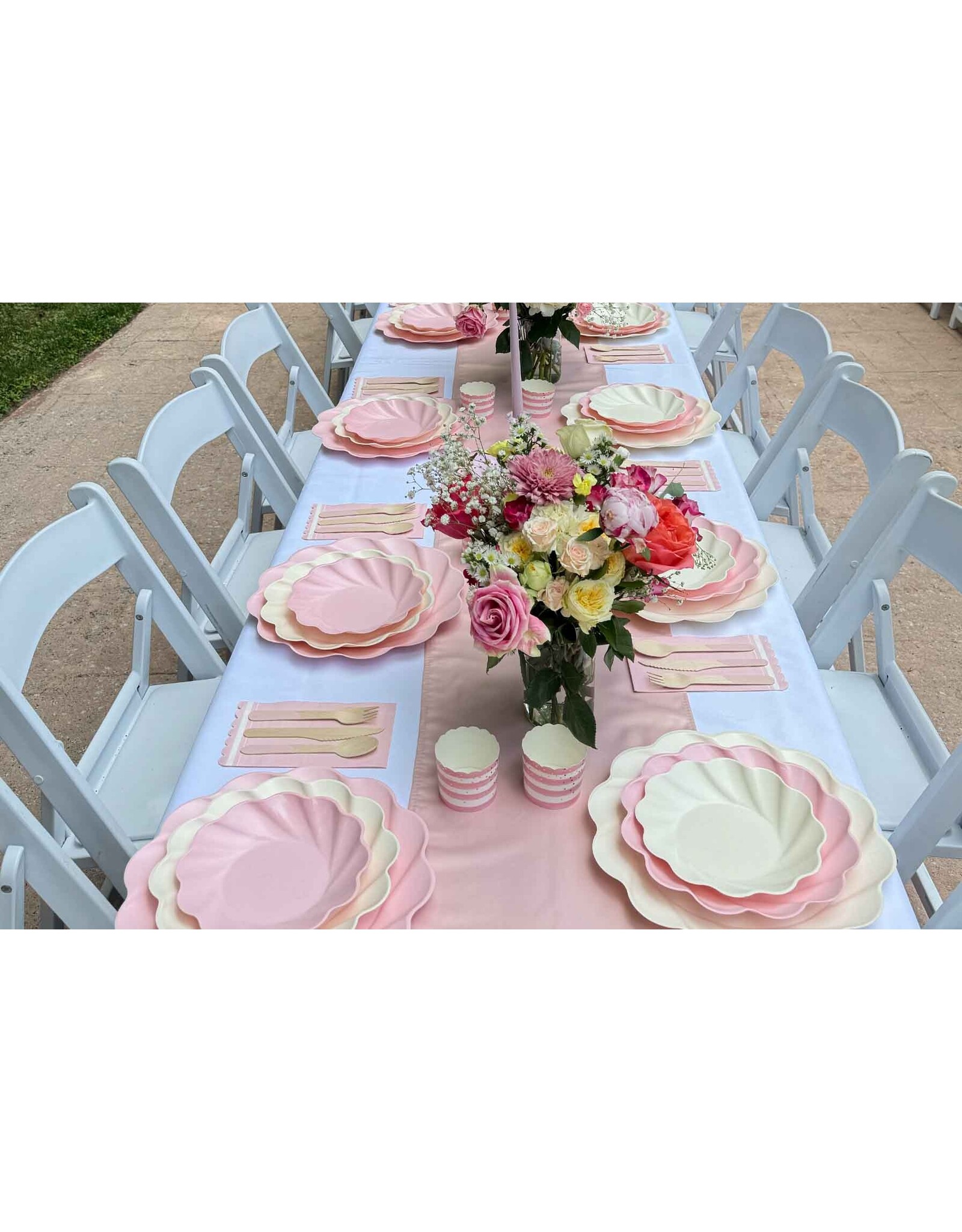 Eco Dinner Plate Blush 8pkg