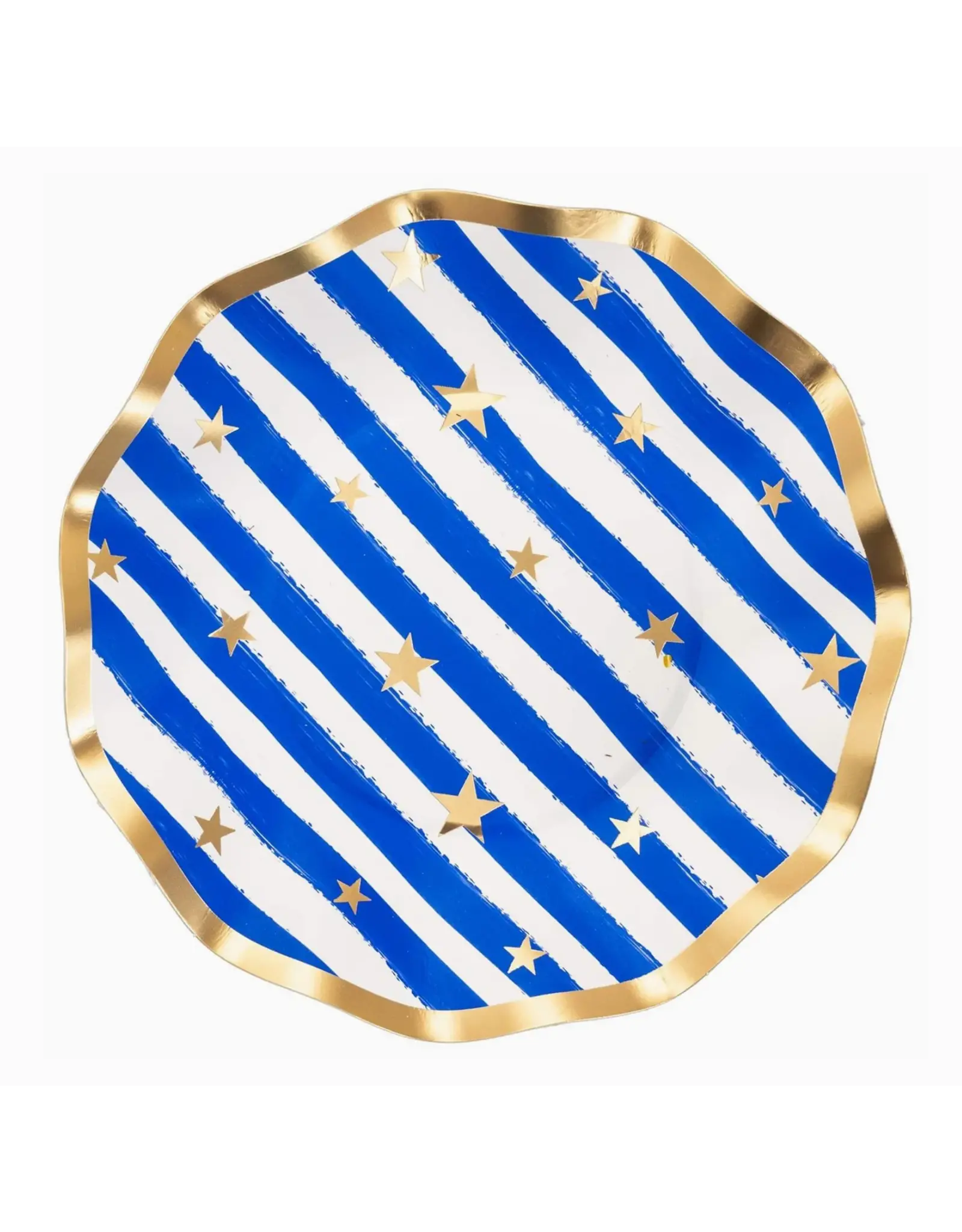 Wavy Appetizer/Dessert Bowl Patriotic Confetti 8pkg