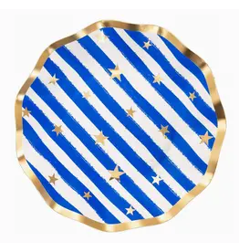 Wavy Appetizer/Dessert Bowl Patriotic Confetti 8pkg