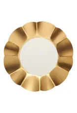 Scalloped Appetizer/Dessert Bowl Gold & White 8pkg