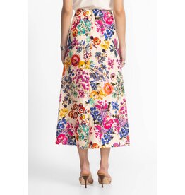 Johnny Was Johnny Was Linen Seamed Skirt - Evalon