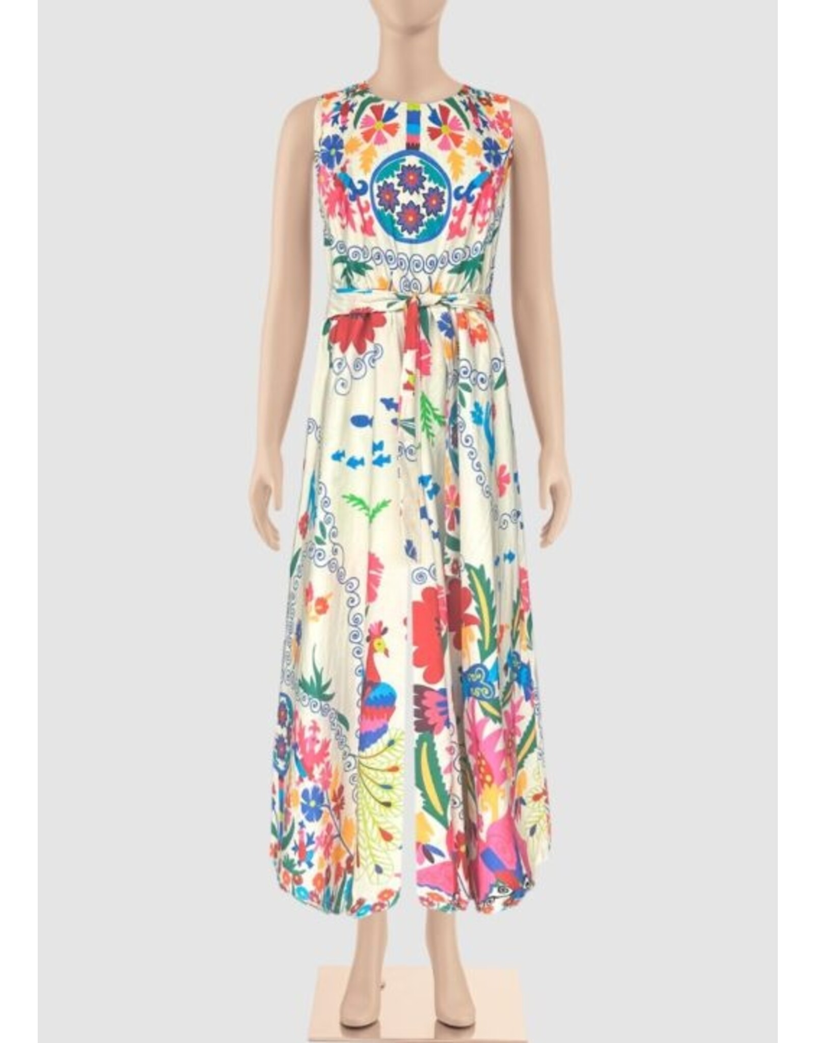 Zenara Milena Printed Cotton Jumpsuit