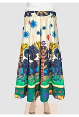 Zenara Fer Printed Cotton Skirt