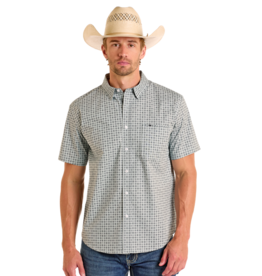 Aztec Geo Short Sleeve Button Down Shirt