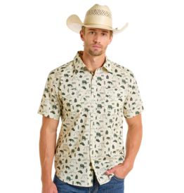 Panhandle Desert Novelty Short Sleeve Snap Shirt