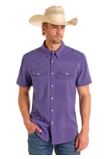 Panhandle Diamond Geometric Woven Snap Shirt