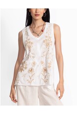 Johnny Was Johnny Was V-Neck Drape Tank - Danika